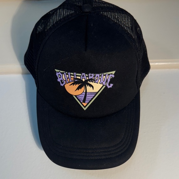 Billabong Black Hat with Sunset Logo - Picture 1 of 1
